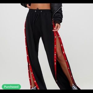 Contrast Tear Away Joggers